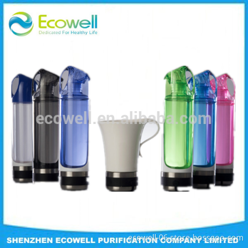 Different colors PE Intelligent Hydrogen Rich Water Ionizer Maker Generator Bottle